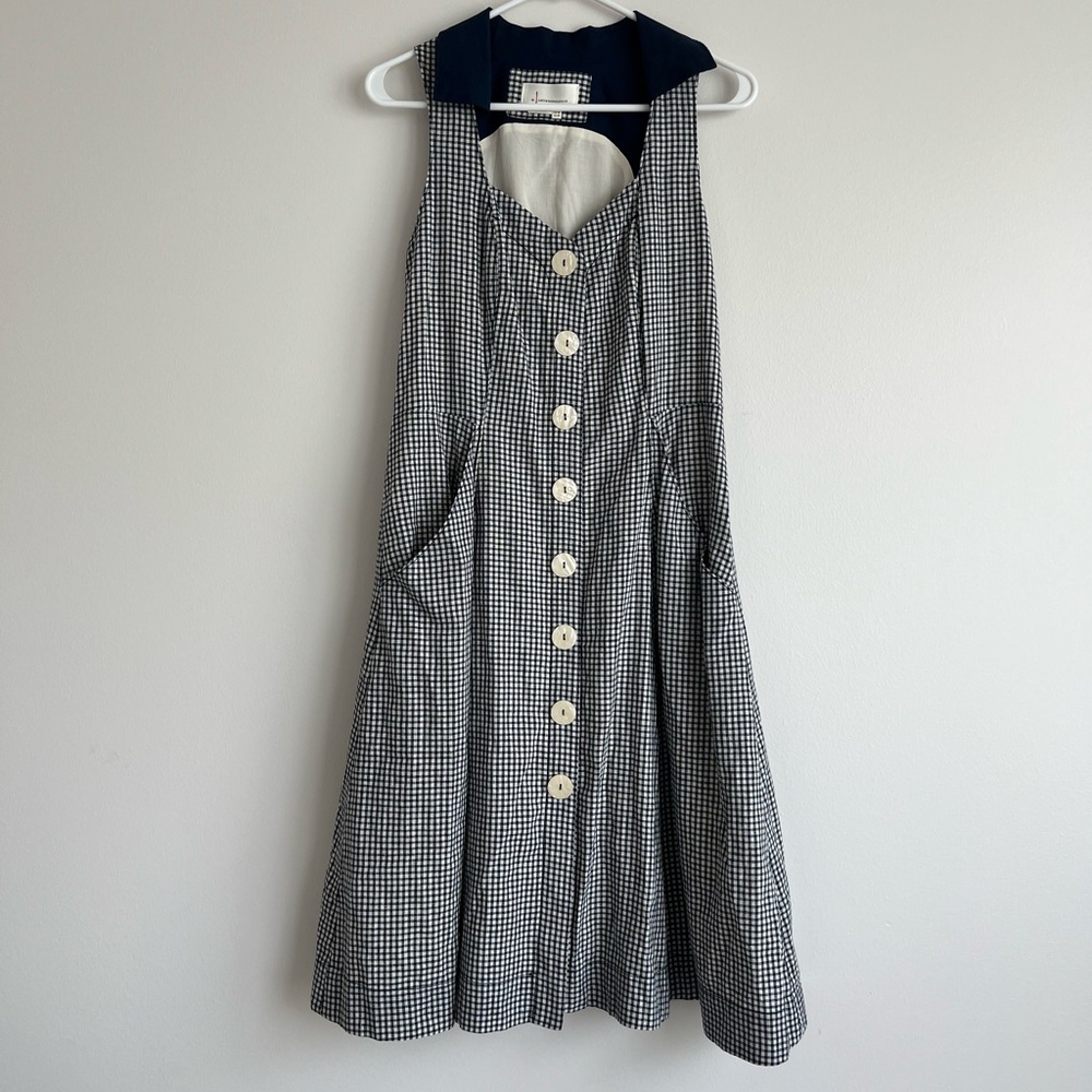 Anthropologie Camellia Retro Inspired Collared
Gingham Dress Size 10